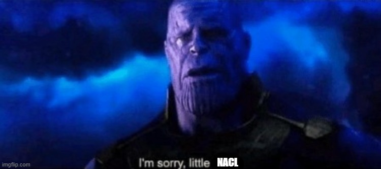 Im sorry little one | NACL | image tagged in im sorry little one | made w/ Imgflip meme maker