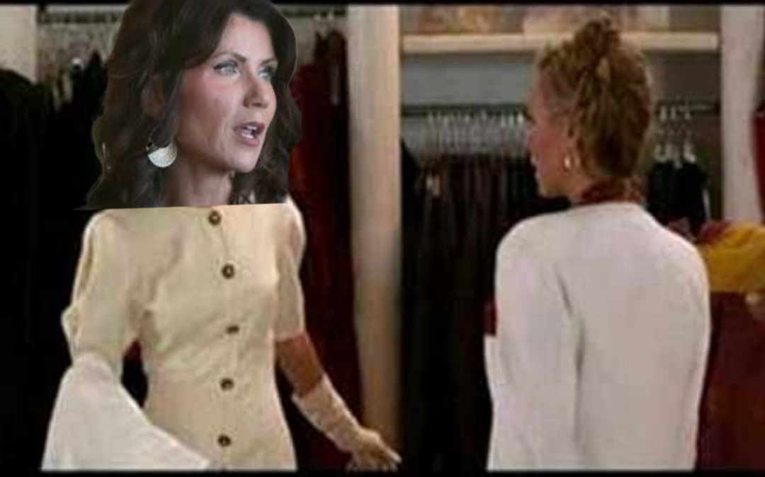 High Quality Kristi Noem small business saturday Blank Meme Template