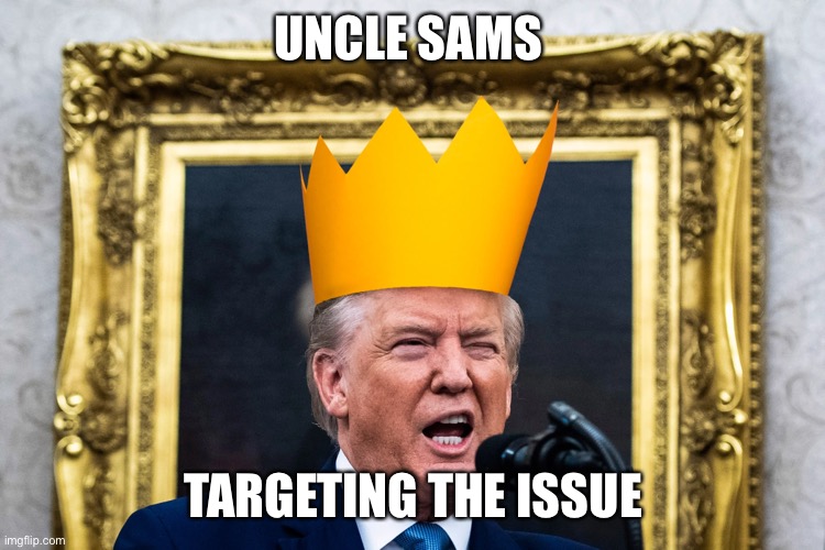 UNCLE SAMS TARGETING THE ISSUE | made w/ Imgflip meme maker