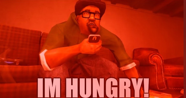 High Quality Big Smoke I'm hungry Blank Meme Template