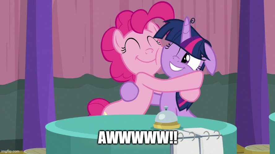 Twipie Forever (MLP) | AWWWWW!! | image tagged in twipie forever mlp | made w/ Imgflip meme maker