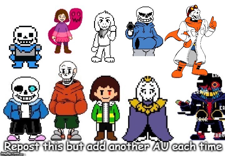 I added INVERTED FATE Papyrus. | made w/ Imgflip meme maker