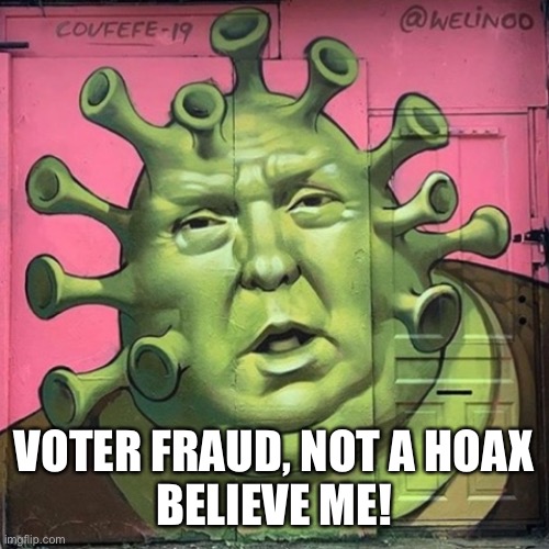 The new hoax | VOTER FRAUD, NOT A HOAX
BELIEVE ME! | image tagged in the new hoax | made w/ Imgflip meme maker