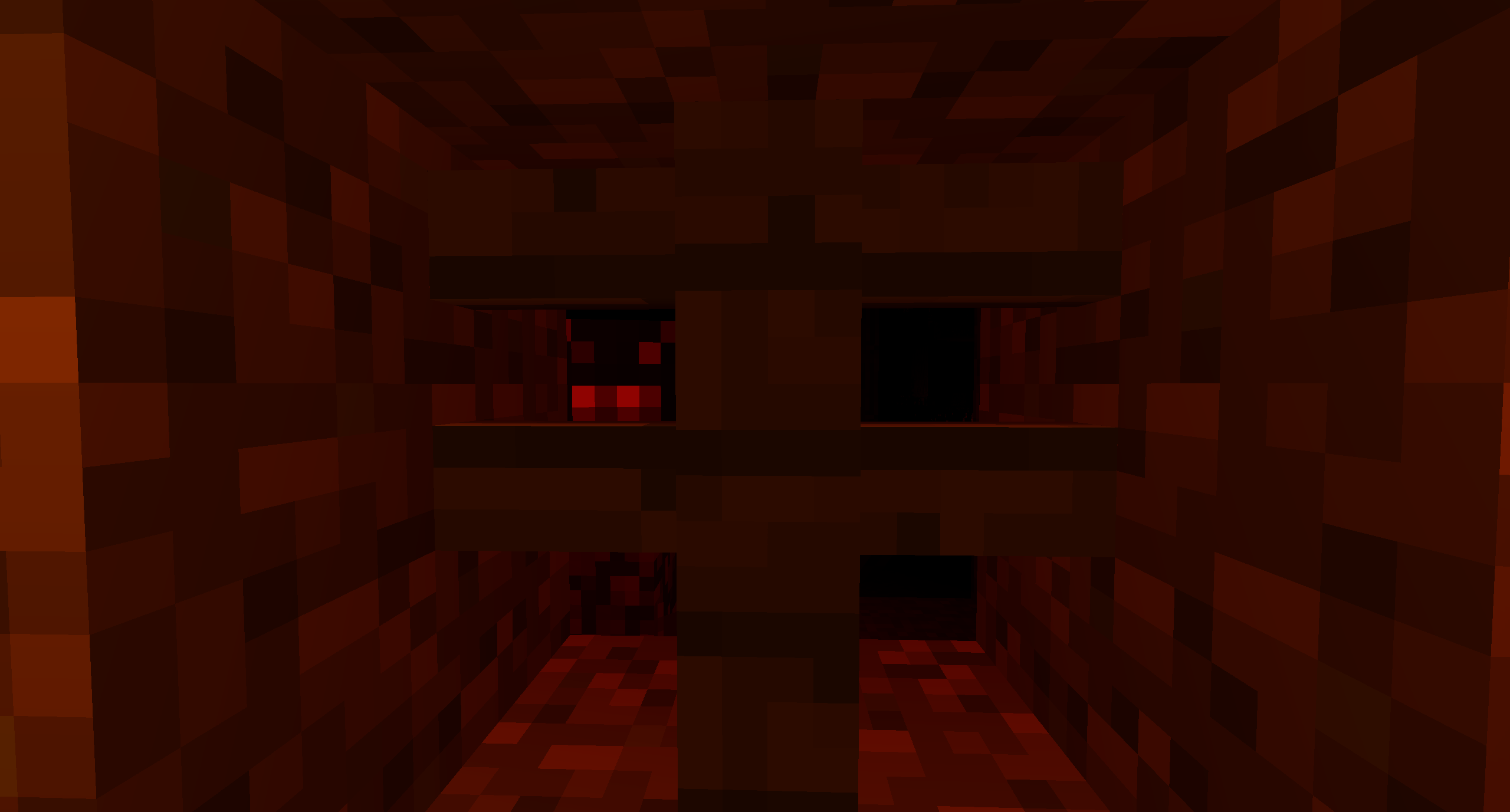 High Quality Minecraft spider looking through fence Blank Meme Template