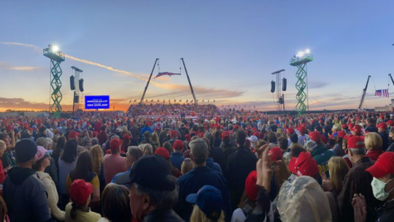 Trump Victory Rally Blank Meme Template