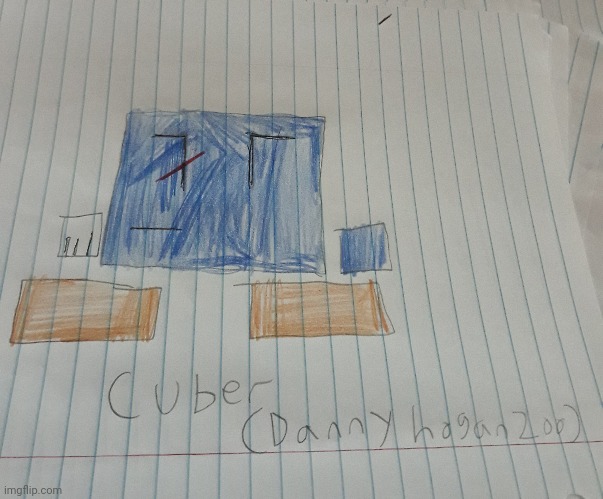I drew cuber. Oc credit goes to dannyhogan200 | image tagged in memes | made w/ Imgflip meme maker