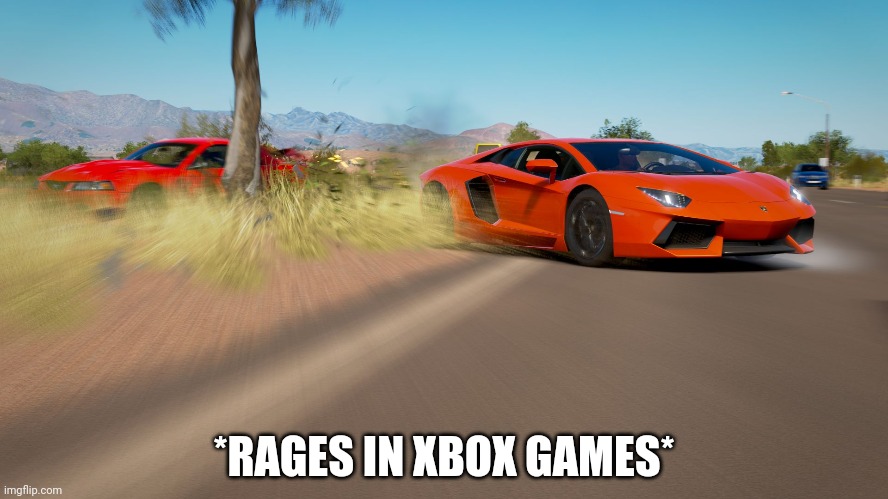 Forza Horizon 3 - Lamborghini Aventador takes down Mustang | *RAGES IN XBOX GAMES* | image tagged in forza horizon 3 - lamborghini aventador takes down mustang | made w/ Imgflip meme maker