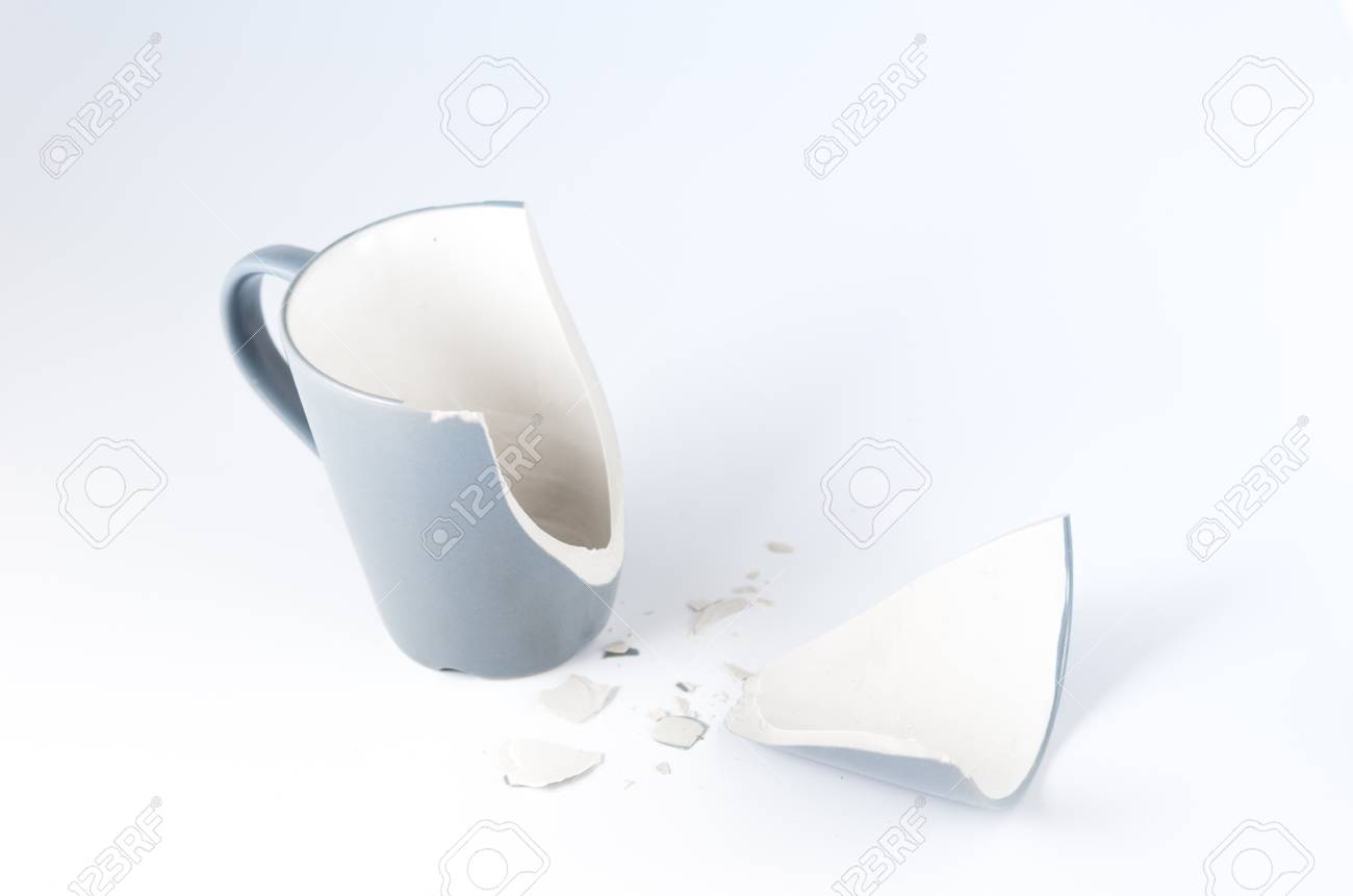 Broken mug Blank Meme Template