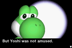Yoshi is not amused Blank Meme Template