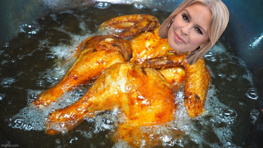 Kylie Minogue Bathing Deep fried | image tagged in deep fried,minogue,tastes like chicken | made w/ Imgflip meme maker