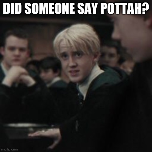 DID SOMEONE SAY POTTAH? | made w/ Imgflip meme maker