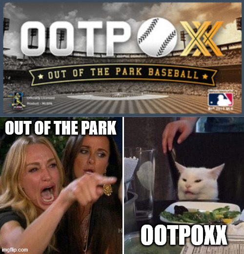 Whats it called? | OUT OF THE PARK; OOTPOXX | image tagged in angry lady cat | made w/ Imgflip meme maker