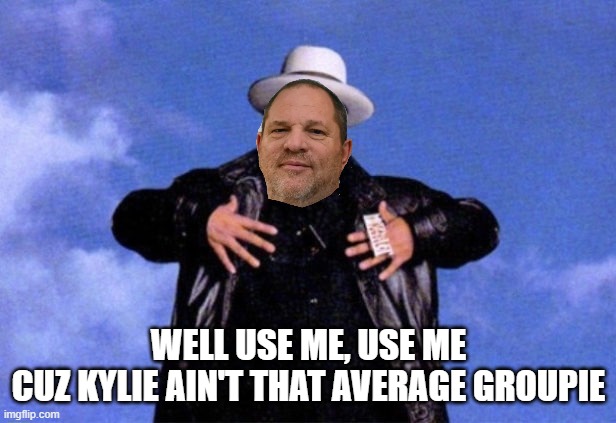 WELL USE ME, USE ME
CUZ KYLIE AIN'T THAT AVERAGE GROUPIE | made w/ Imgflip meme maker