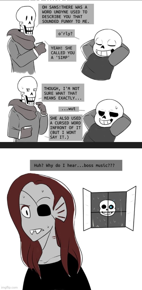 Why do I hear boss music? | image tagged in undertale | made w/ Imgflip meme maker