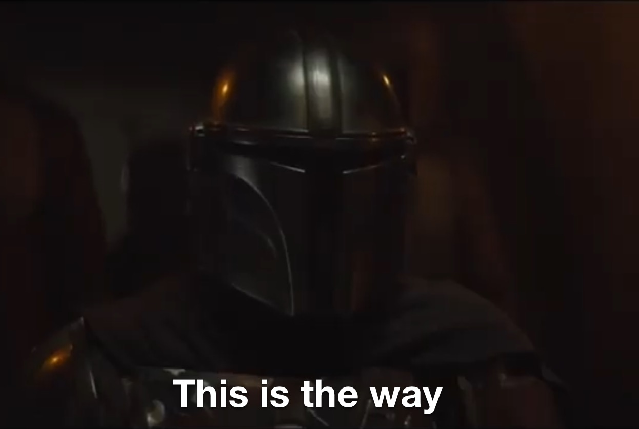This is the way Blank Meme Template