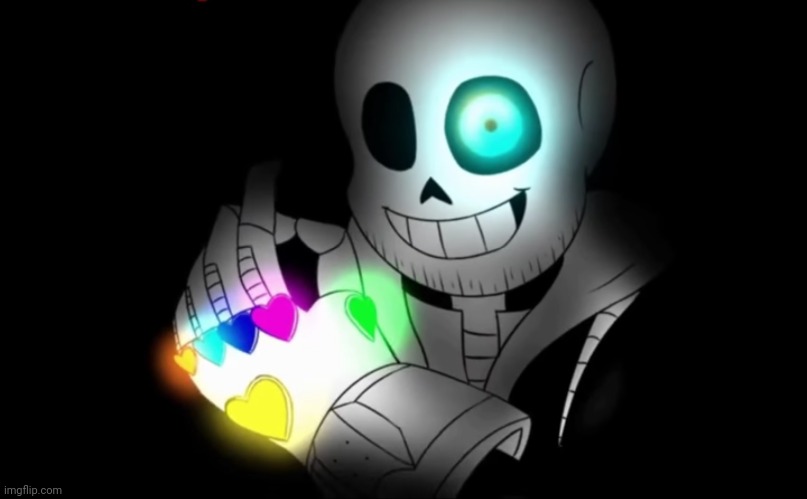 Thanos Sans | image tagged in thanos sans | made w/ Imgflip meme maker
