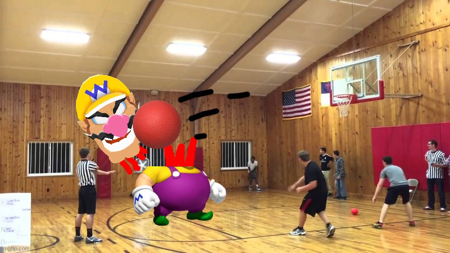 Wario dies in a Dodgeball fight.mp3 | image tagged in wario dies,wario,dodgeball,memes | made w/ Imgflip meme maker
