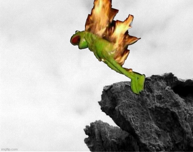 Man Jumping Off a Cliff | image tagged in man jumping off a cliff | made w/ Imgflip meme maker