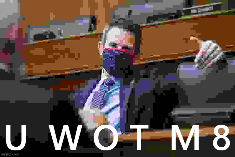 High Quality Rep. Adam Kinzinger U Wot M8 jpeg max degrade Blank Meme Template