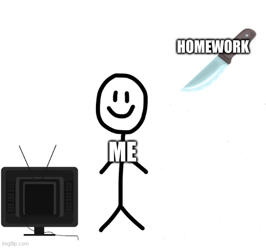 common veiw in average household | HOMEWORK; ME | image tagged in tv,gaming | made w/ Imgflip meme maker