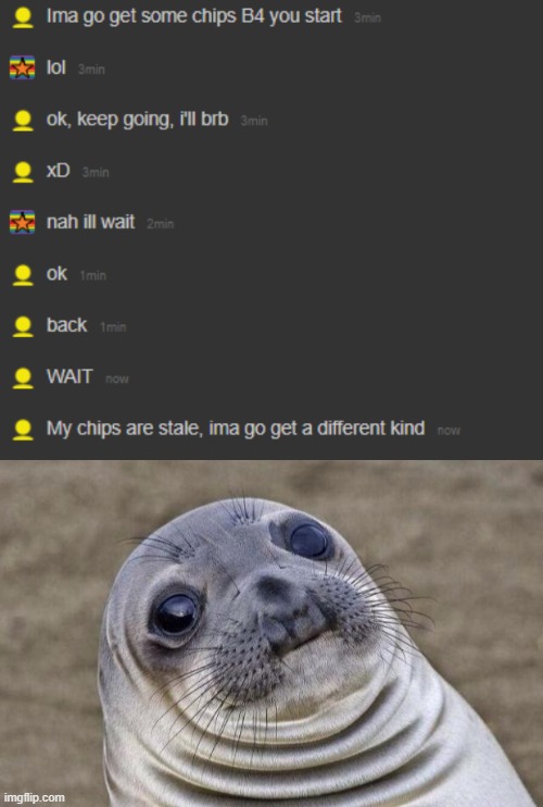 Shout out to LucotIC chekc him out here: https://imgflip.com/user/LucotIC | image tagged in memes,awkward moment sealion | made w/ Imgflip meme maker