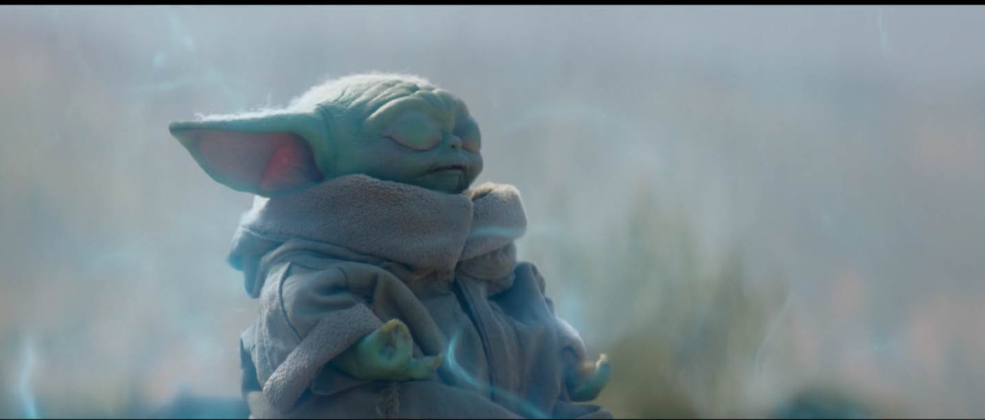 Grogu Baby Yoda Meditating Blank Meme Template