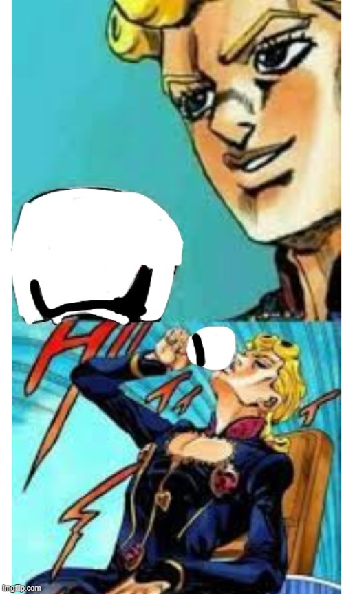 Giorno Drinks Tea | image tagged in giorno drinks tea | made w/ Imgflip meme maker