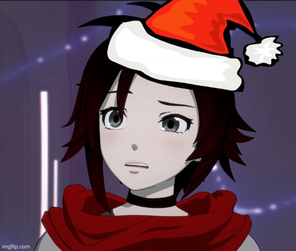 Rwby Ruby Christmas | image tagged in rwby | made w/ Imgflip meme maker
