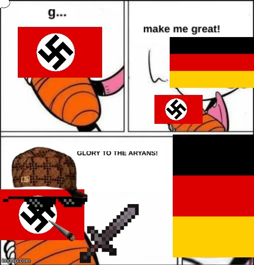 N8zi Germany | image tagged in baby's first words | made w/ Imgflip meme maker