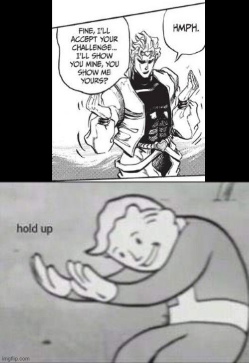 i've seen enough hentai to know where this is going | image tagged in fallout hold up,dio brando,hentai | made w/ Imgflip meme maker