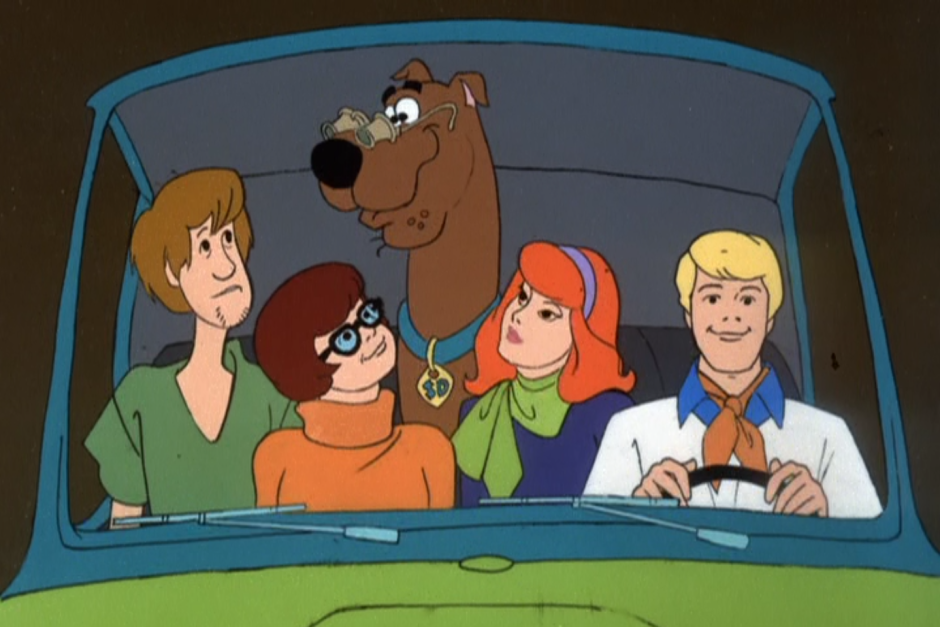 High Quality Scooby Doo Gang Blank Meme Template