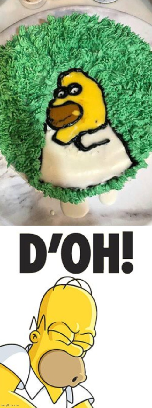 Cake Fail 100 - Imgflip Homer Birthday Memes