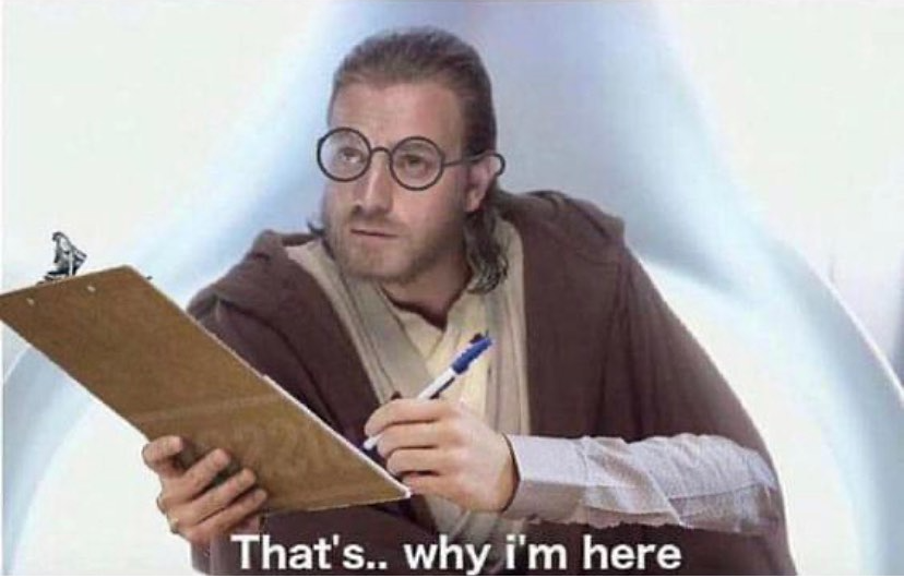 That's..why i'm here Blank Meme Template