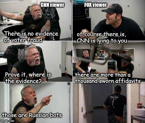 American Chopper on voter fraud | image tagged in politics | made w/ Imgflip meme maker