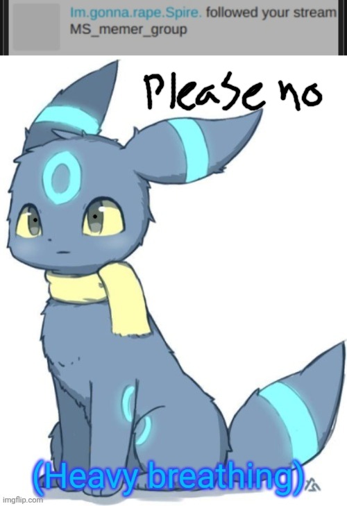 image tagged in umbreon heavy breathing | made w/ Imgflip meme maker