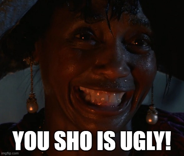 YOU SHO IS UGLY! | made w/ Imgflip meme maker