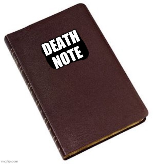 DEATH NOTE | made w/ Imgflip meme maker