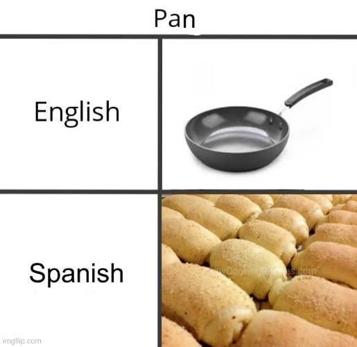 its true | image tagged in bread,pan,spainish | made w/ Imgflip meme maker