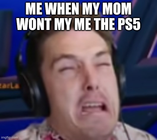 hahaha | ME WHEN MY MOM WONT MY ME THE PS5 | image tagged in funny | made w/ Imgflip meme maker