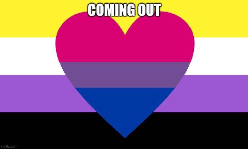 I'm coming out :D | COMING OUT | image tagged in lgbtq | made w/ Imgflip meme maker