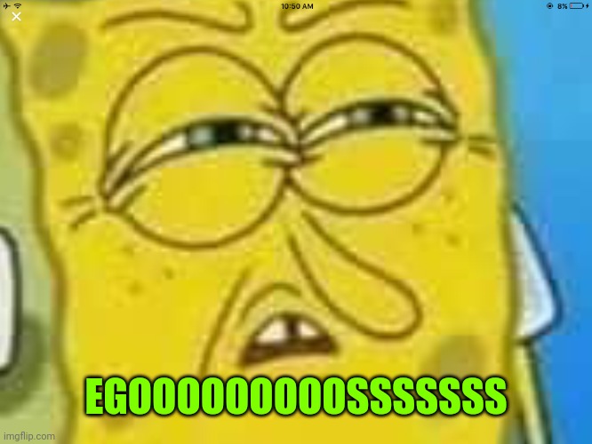SpongeBob Angry and Confused | EGOOOOOOOOOSSSSSSS | image tagged in spongebob angry and confused | made w/ Imgflip meme maker