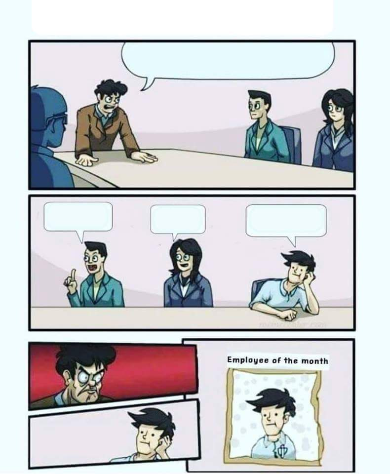 High Quality Boardroom meeting part 2 Blank Meme Template