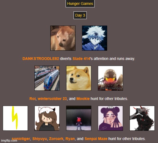 Day 3 (1) | image tagged in hunger games | made w/ Imgflip meme maker