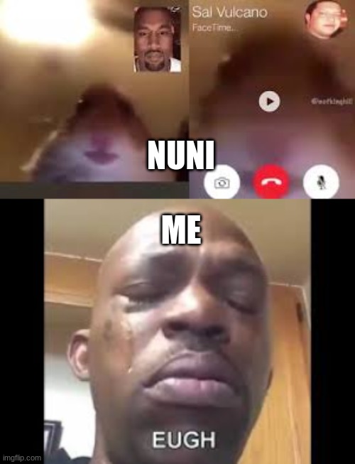 sad | NUNI; ME | image tagged in one does not simply | made w/ Imgflip meme maker