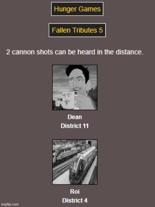 Press F (N4/D5) | image tagged in hunger games | made w/ Imgflip meme maker
