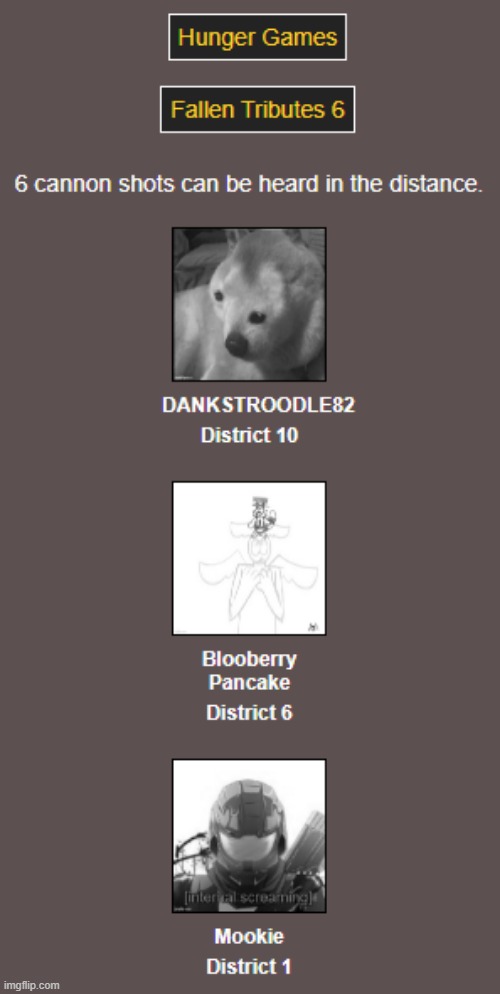 F (D6/AE) | image tagged in hunger games | made w/ Imgflip meme maker