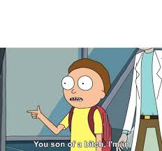 High Quality Rick And Morty Blank Meme Template
