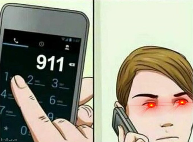 High Quality 911 triggered Blank Meme Template