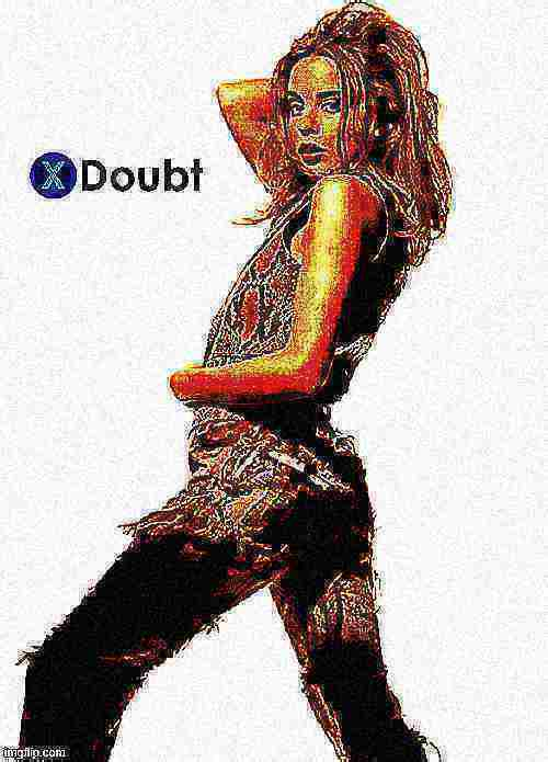 Kylie X Doubt 14 deep-fried 1 Blank Meme Template