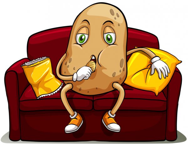 High Quality Couch Potato Blank Meme Template